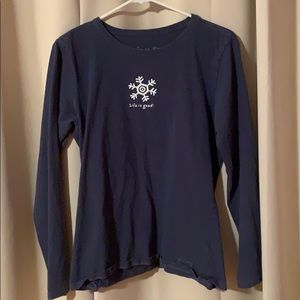 Life is Good long sleeve tee shirt